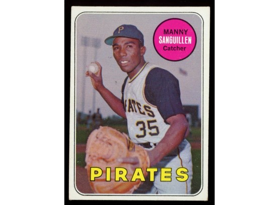 Sold at Auction: 1969 Topps Manny Sanguillen #509