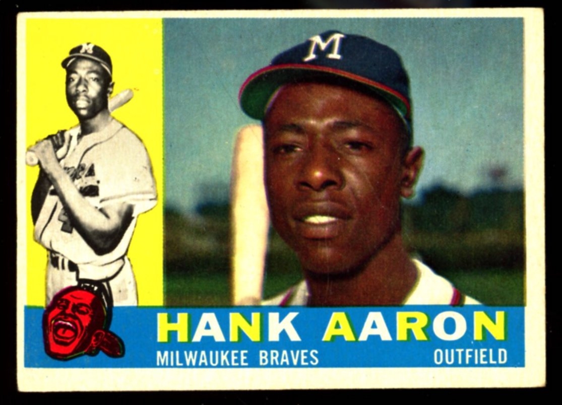 Hank Aaron 44 STICKER DECAL Atlanta Braves Jersey Autograph 