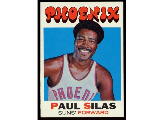 1971 Topps Basketball Paul Silas #54 Phoenix Suns Vintage
