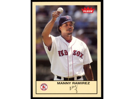 2005 Fleer Baseball Manny Ramirez #49 Boston Red Sox