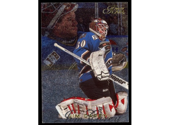 1996 Flair Hockey Jim Carey #98 Washington Capitals