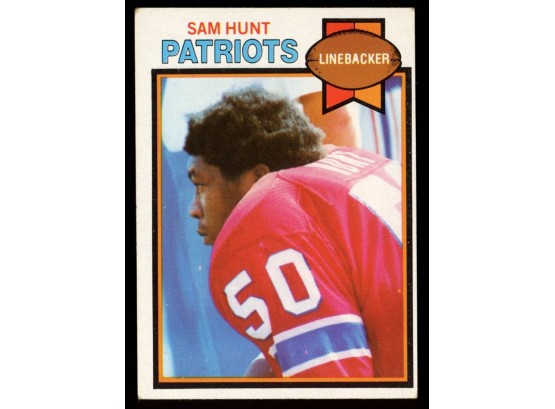 1979 Topps Football Sam Hunt #181 New England Patriots Vintage