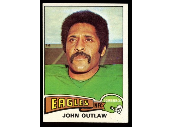 1975 Topps Football John Outlaw #369 Philadelphia Eagles Vintage