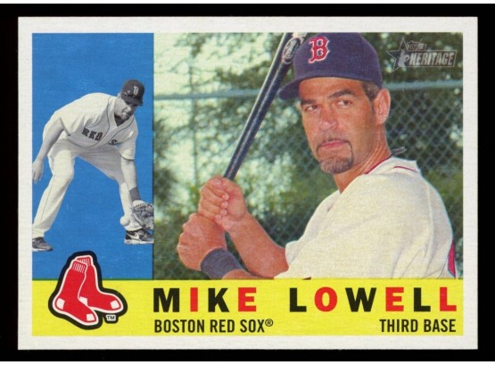 2009 Topps Heritage Baseball Mike Lowell #310 Boston Red Sox
