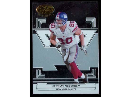 2006 Leaf Certified Materials Football Jeremy Shockey #96 New York Giants