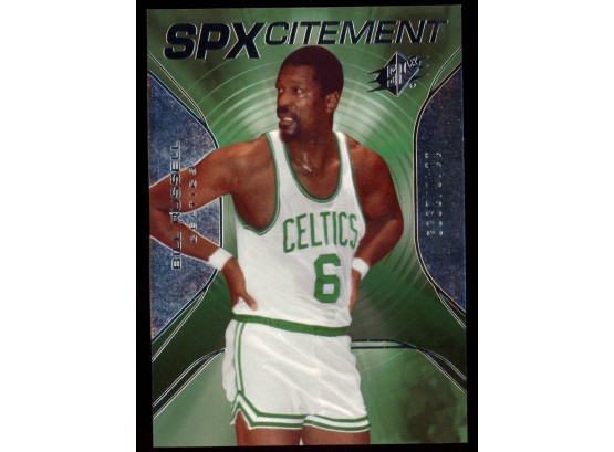 2006-07 Upper Deck SPx Basketball Bill Russell SPXcitement /2999 #SPX-28 Boston Celtics HOF RIP