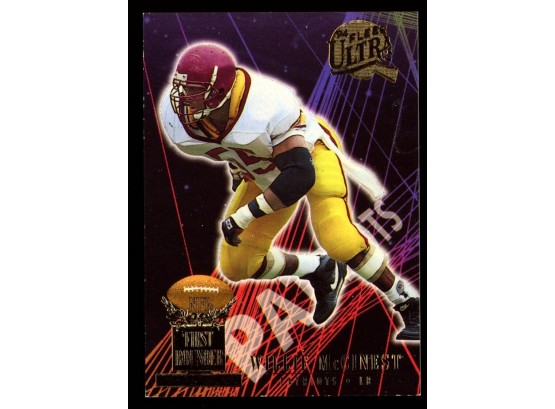 1994 Fleer Ultra Football Willie McGinest Rookie Card #12 New England Patriots RC