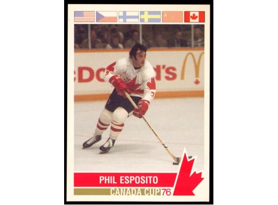 1992 Future Trends Hockey Phil Esposito Canada Cup #153 Boston Bruins HOF