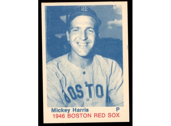 1975 TCMA Baseball Mickey Harris 1946 Boston Red Sox