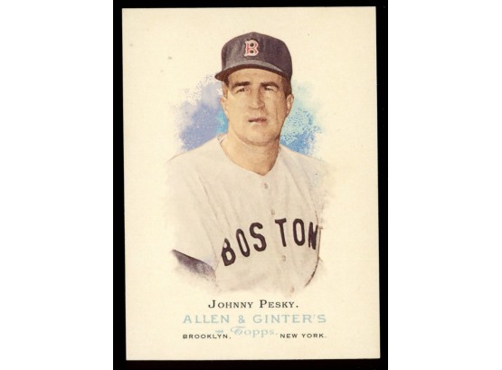 2006 Topps Allen & Ginters Baseball Johnny Pesky #278 Boston Red Sox HOF