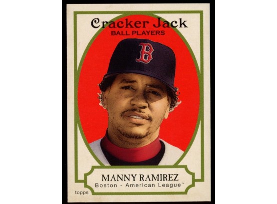 2005 Topps Cracker Jack Baseball Manny Ramirez #234 Boston Red Sox