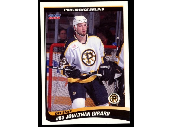 2002 Choice Hockey Jonathan Girard #21 Providence Bruins