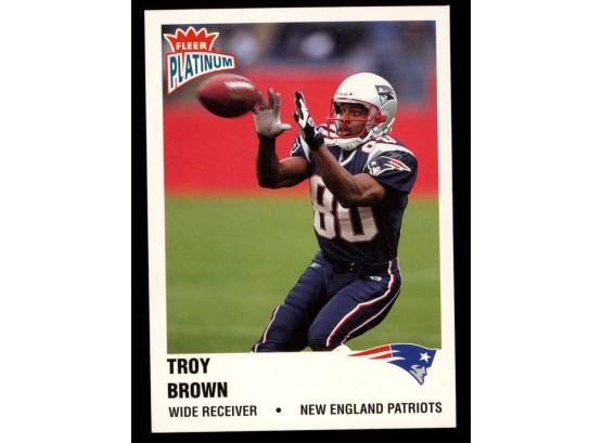 2003 Fleer Platinum Football Troy Brown #47 New England Patriots