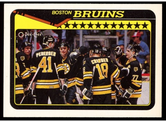 1990 O-pee-chee Hockey Boston Bruins #165
