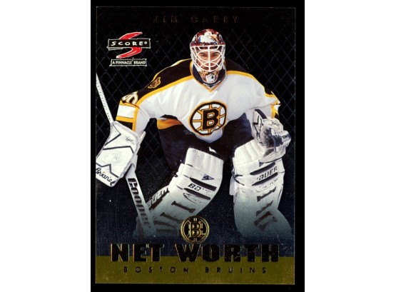 1997 Pinnacle Score Hockey Jim Carey Net Worth #2 Boston Bruins