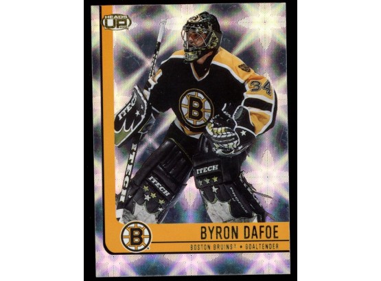 2001 Pacific Heads Up Hockey Byron Dafoe #7 Boston Bruins
