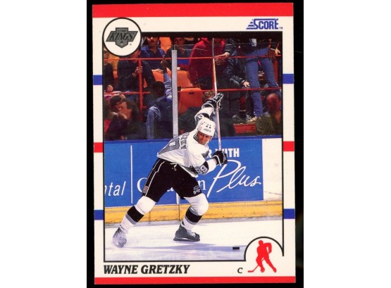 1990 Score Hockey Wayne Gretzky #1 Los Angeles Kings HOF
