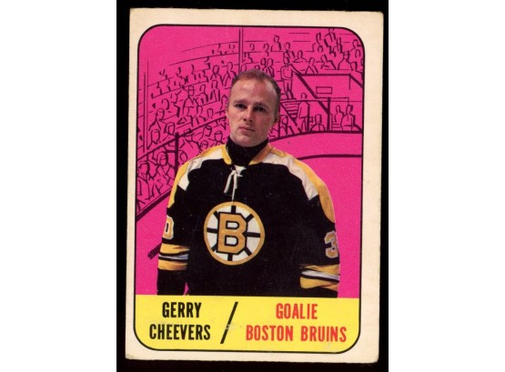 1967 Topps Hockey #99 Gerry Cheevers Boston Bruins
