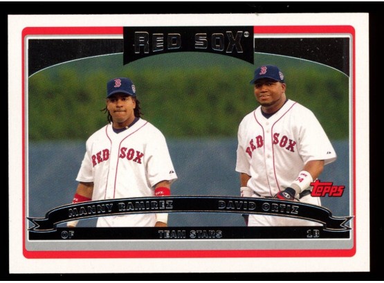 2006 Topps Baseball Manny Ramirez & David Ortiz Team Stars #329 Boston Red Sox