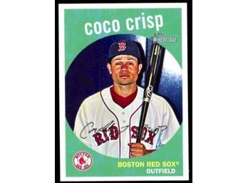 2008 Topps Heritage Baseball Coco Crisp #382 Boston Red Sox