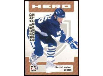 2006 In The Game Hockey Mario Lemieux Heroes And Prospects #9 Pittsburgh Penguins HOF