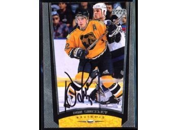 1998 Upper Deck Hockey Don Sweeney On Card Autograph #40 Boston Bruins