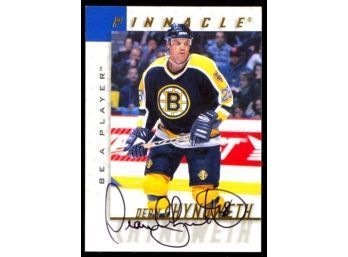 1998 Pinnacle Hockey Dern Chynoweth On Card Autograph #246 Boston Bruins