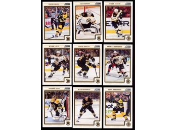 2012-13 Score Hockey Boston Bruins 9 Card Lot