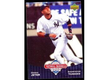 2006 Upper Deck National Baseball Derek Jeter #UD6 New York Yankees HOF