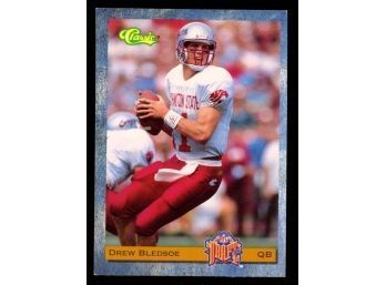 1993 Classic Football Drew Bledsoe Rookie Card New England Patriots QB