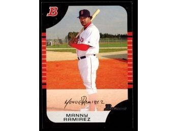 2005 Bowman Baseball Manny Ramirez #130 Boston Red Sox