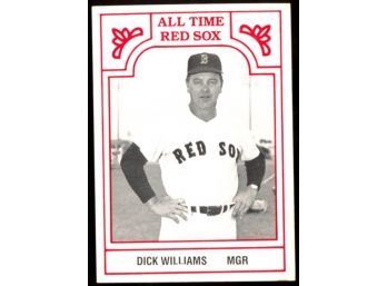 1986 TCMA All-time Red Sox Dick Williams #12BRS HOF