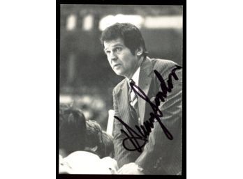 1991 Boston Bruins Harry Sinden On Card Autograph