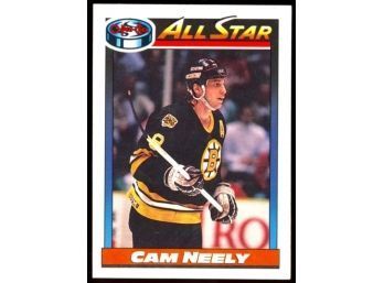 1991 O-pee-chee Hockey Cam Neely All-star #266 Boston Bruins HOF