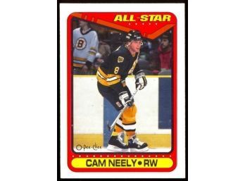 1990 O-pee-chee Hockey Cam Neely All-star #201 Boston Bruins HOF
