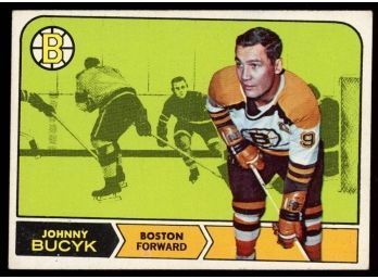 1968 Topps Hockey Johnny Bucyk #5 Boston Bruins Vintage HOF