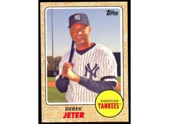 2008 Topps Trading Card History Derek Jeter 1968 Style #TCH50 New York Yankees HOF