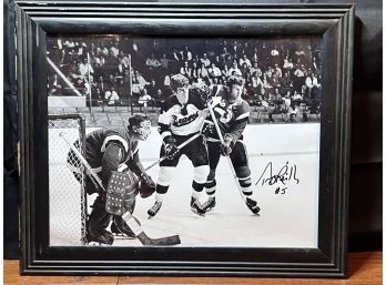 Boston Bruins Terry OReilly Autographed Framed Photo HOF