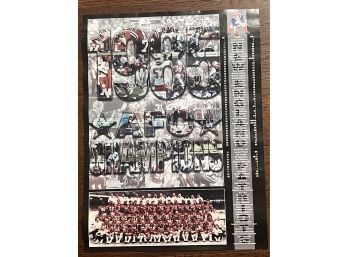 Original New England Patriots 1985 AFC Champions Poster