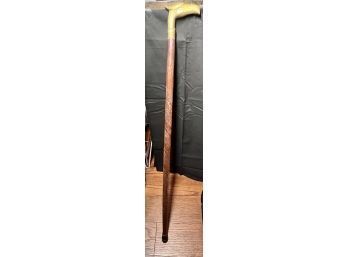 Walking Cane With Brass Eagle Handle