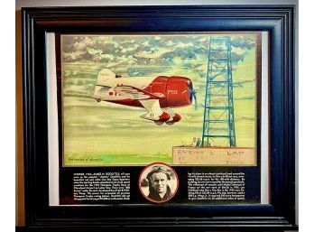 CHARLES HUBBELL LITHOGRAPH FRAMED