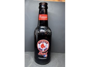 Large Boston Red Sox Collectors Edition Beer Bottle (EMPTY)