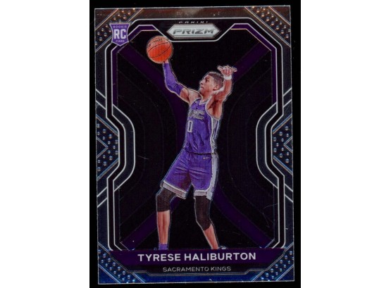2020 Prizm Basketball Tyrese Haliburton Rookie Card #262 Sacramento Kings RC