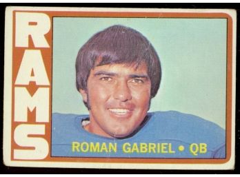1972 Topps Football Roman Gabriel #40 Los Angeles Rams Vintage