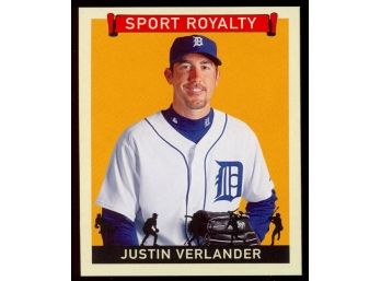 2007 Upper Deck Goudey Justin Verlander Sport Royalty #SR-JV Detroit Tigers