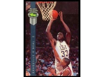 1992 Classic 4 Sport Shaquille O'Neal Rookie Card #1 Orlando Magic RC HOF