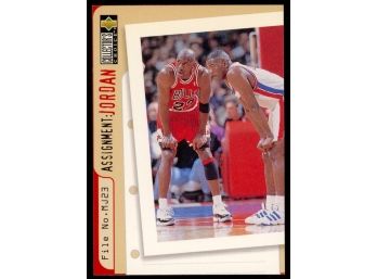 1996 Upper Deck Collectors Choice Basketball Michael Jordan 'assignment Jordan' Joe Dumars #363 HOF