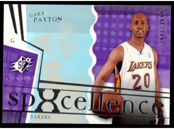 2003 Upper Deck SPx Basketball Gary Payton SPXcellence /3999 #132 Los Angeles Lakers HOF
