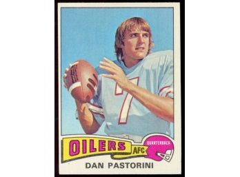 1975 Topps Football Dan Pastorini #50 Houston Oilers Vintage