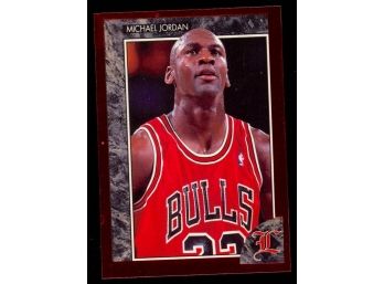 1992 Legends Magazine Michael Jordan Red Border Insert #48 Chicago Bulls HOF